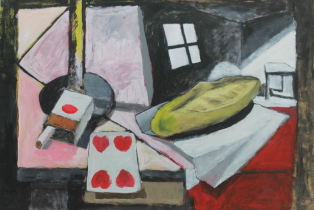 Tony Oliver, Baguette, Poet table series, 2013.