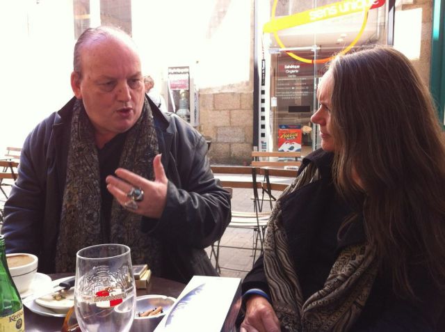Christopher Barnett and Francesca Sasnaitis. Nantes April 2014. (Photo- Alex Chapman)