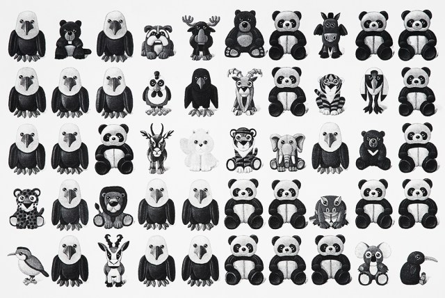 Michael Kempson East and West, 2014 Etching and aquatint 68 x 101cm