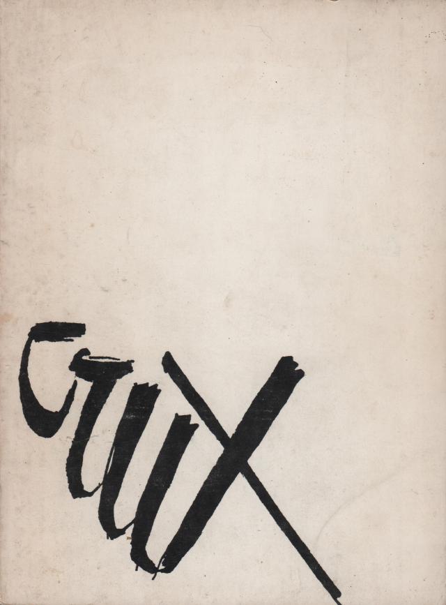 The cover of Crux by Philip Roberts. Island Press 1973