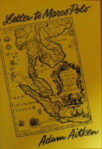 Adam Aitken’s first collection, Letter to Marco Polo, was published by Island Press in 1985.