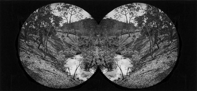 Brook Andrew, Possessed VIII, 2015, 127 x 234cm. Courtesy the artist ad Tolarno Galleries, Melbourne