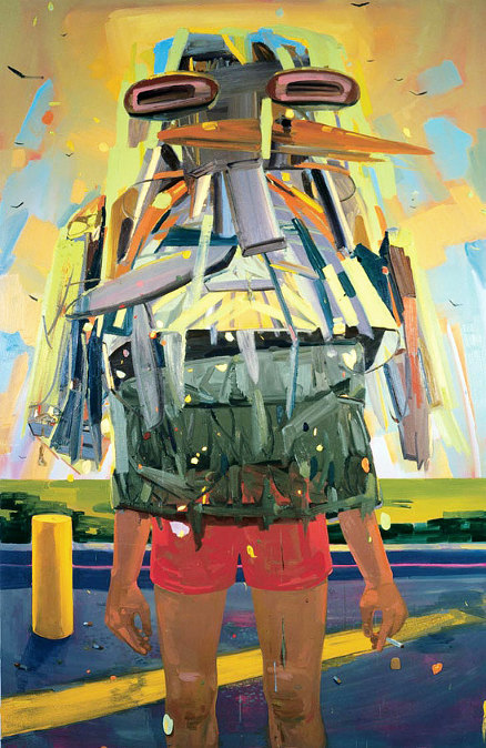 Dana Schutz, Death Comes To Us All, oil on canvas, 2003. Photograph courtesy of the Saatchi Gallery 