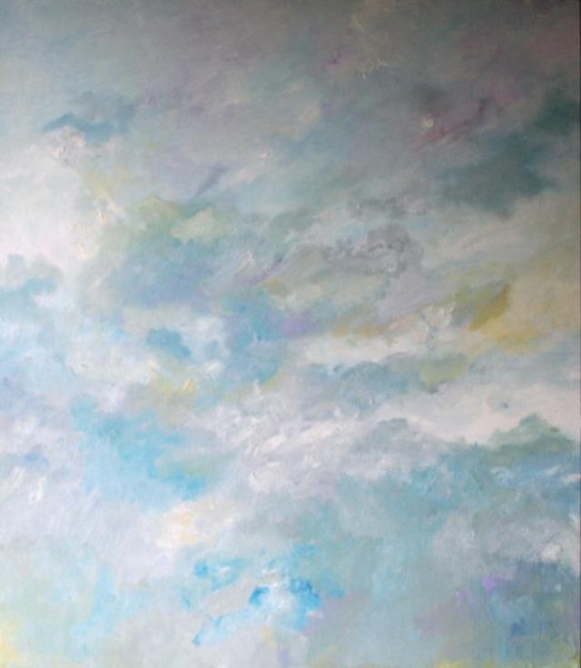 Ablaze, 2017, oil on board (Image: Gallery Klei)